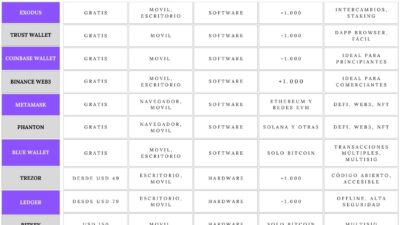 comparativa de costos en wallets seguras