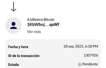 errores al transferir fondos en wallets